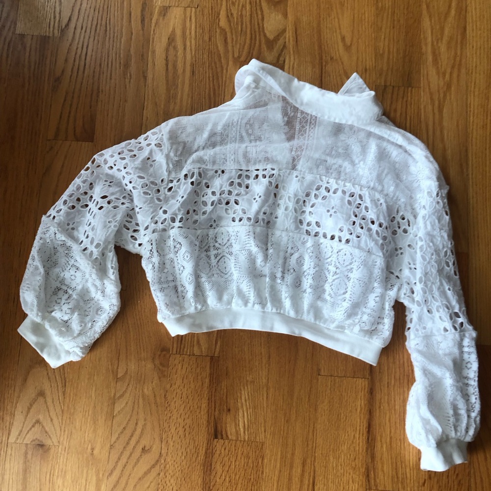 Anthropologie Pilcro cutworm bubble sleeve shirt - Picture 9 of 9